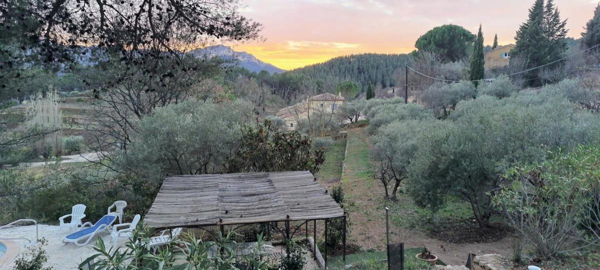Villa Cigalons En Pleine Pinede Avec Piscine Chauffee De Mai A Septembre オリオール エクステリア 写真
