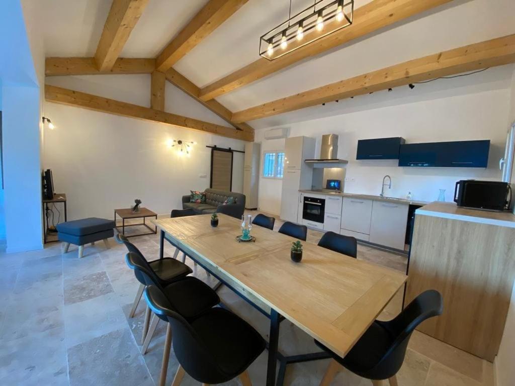 Villa Cigalons En Pleine Pinede Avec Piscine Chauffee De Mai A Septembre オリオール エクステリア 写真